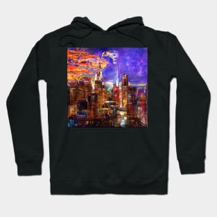 Incredible New York at Night Hoodie